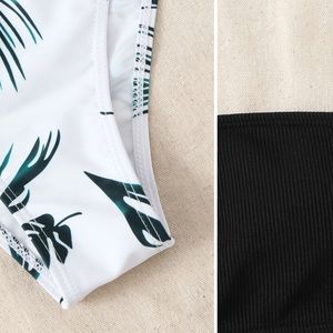 Tropical Bandeau Bikini Swimsuit NWT